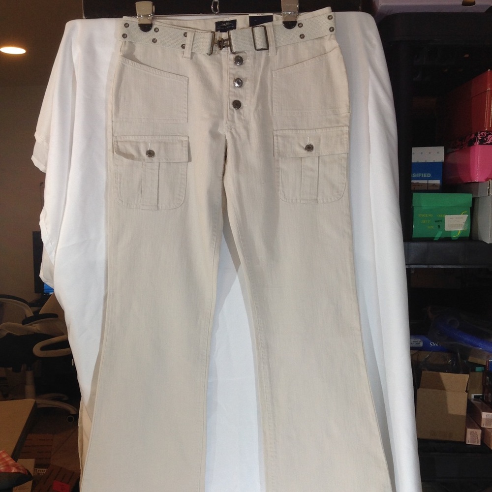 Bailey's Point Hipster Stretch‎ Tan Pants Size 7/8